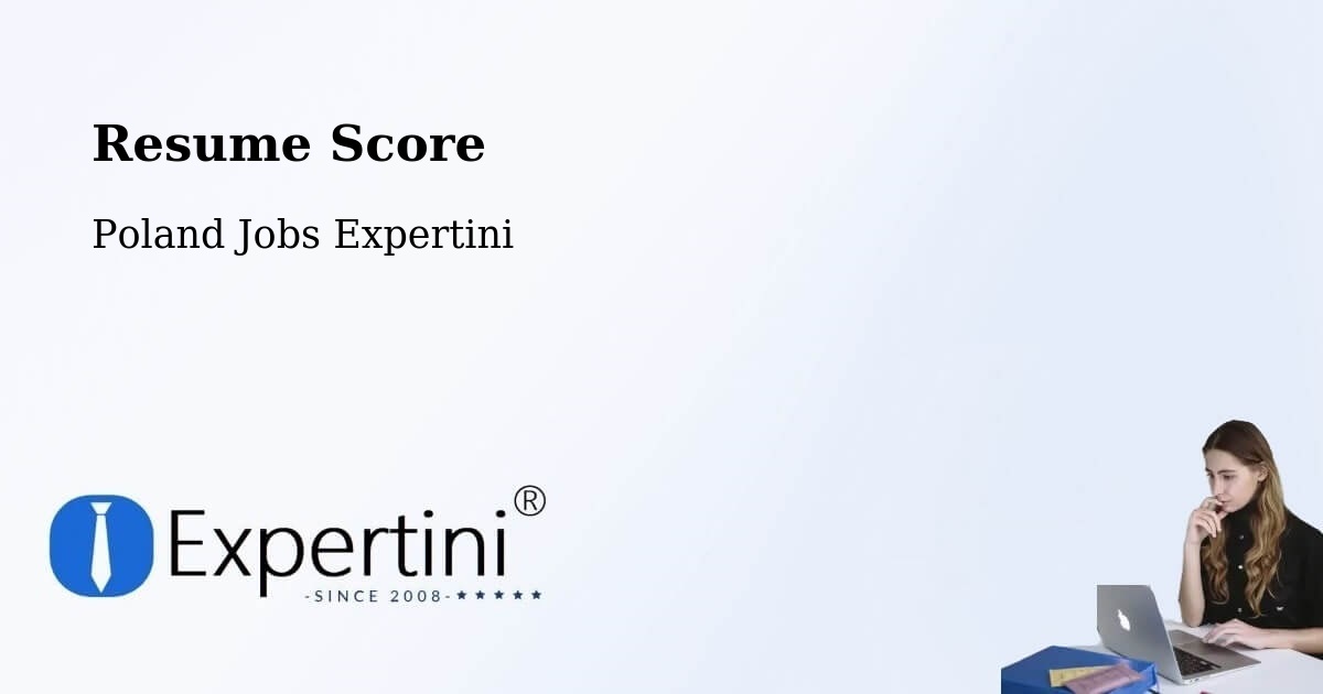 Resume Score & Job Description Match Tool – Miętne - Poland Jobs Expertini